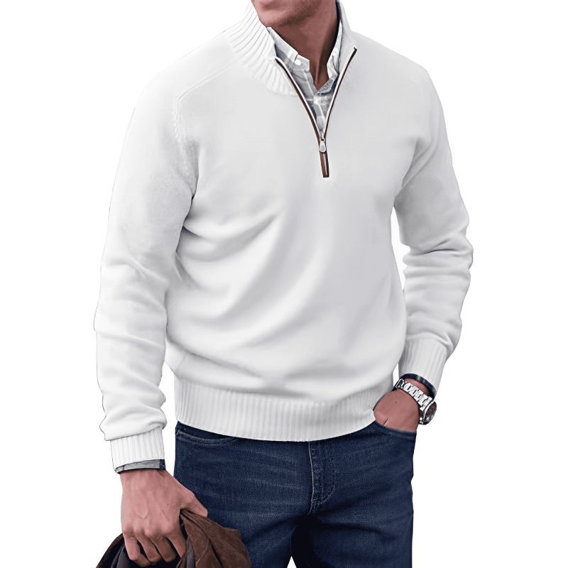 Elegant Zipped Sweater