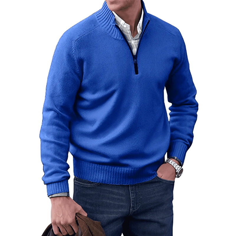 Elegant Zipped Sweater