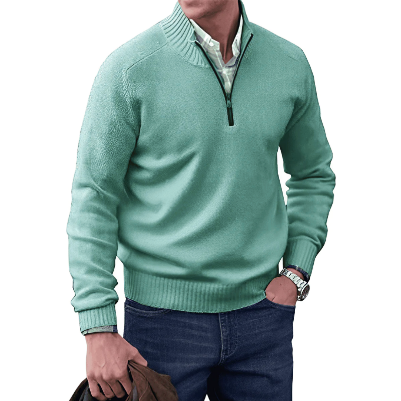 Elegant Zipped Sweater