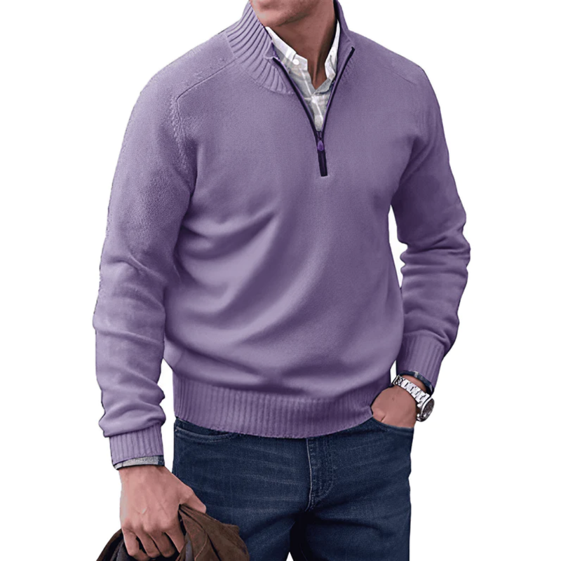 Elegant Zipped Sweater