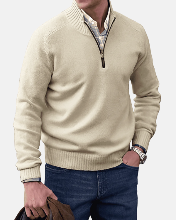 Elegant Zipped Sweater